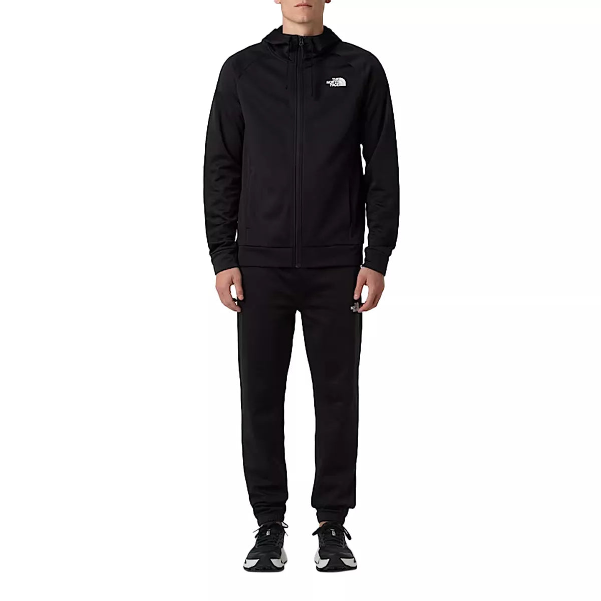 The North Face - Veste À Capuche Zippée M Reaxion 2.0 - Noir/Blanc/Argent Chine