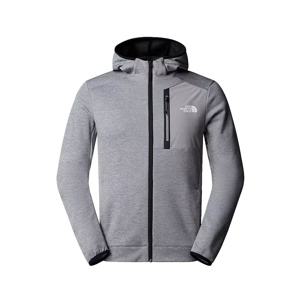 The North Face - Veste De Survêtement M Ma Fleece Fz - Gris Noir Blanc