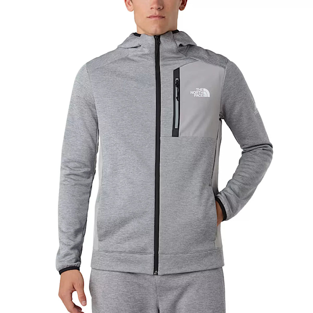 The North Face - Veste De Survêtement M Ma Fleece Fz - Gris Noir Blanc