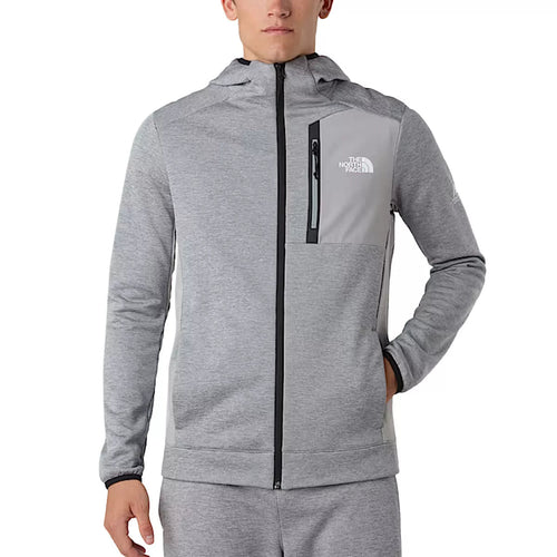 The North Face - Veste De Survêtement M Ma Fleece Fz - Gris Noir Blanc