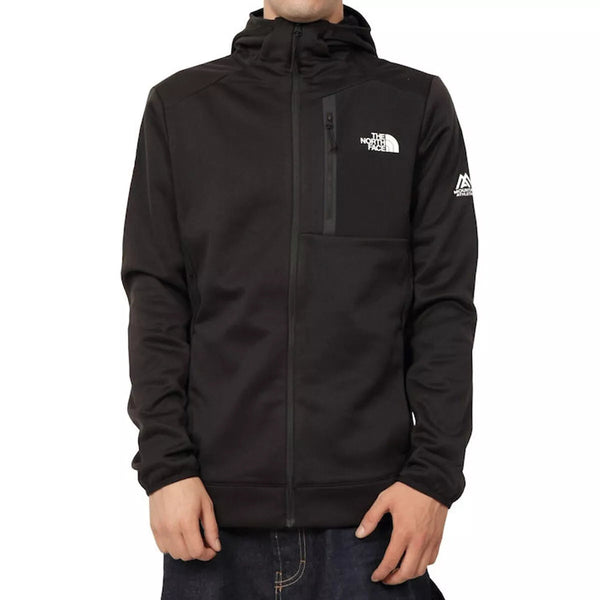 The North Face - Chaqueta de chándal M Ma Fleece Fz - Negro Blanco