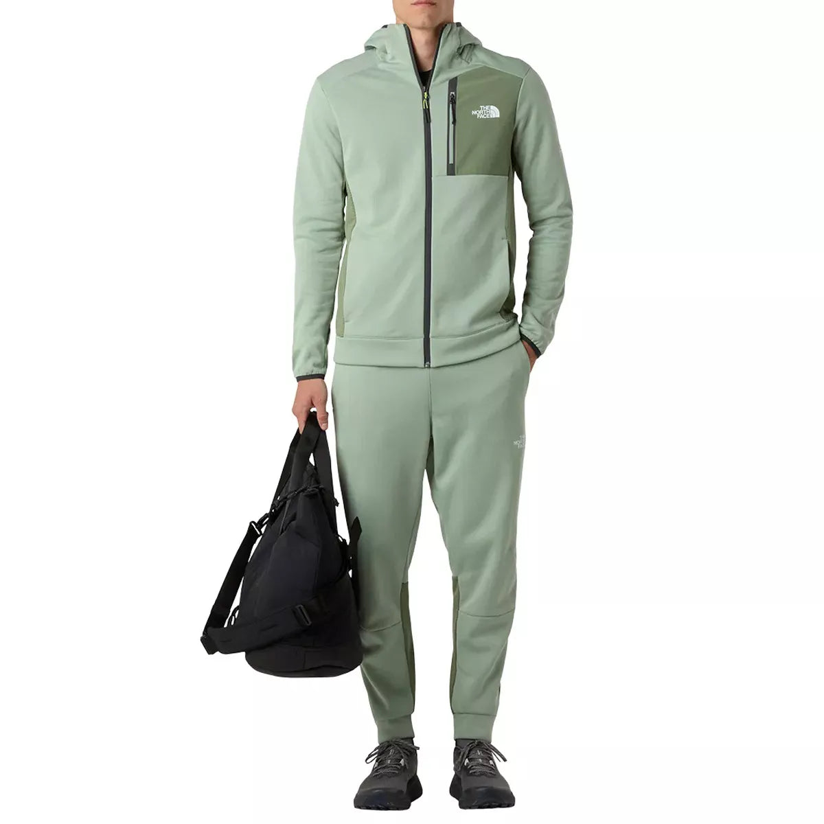 The North Face - Veste De Survêtement M Ma Fleece Fz - Kaki/Noir
