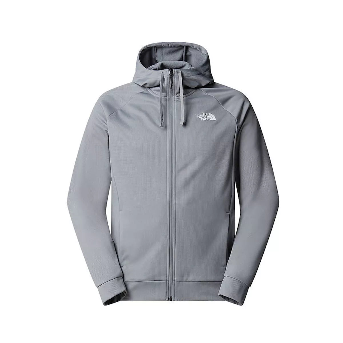 The North Face - Veste À Capuche Zippée M Reaxion 2.0 - Gris Claire/Anthracite