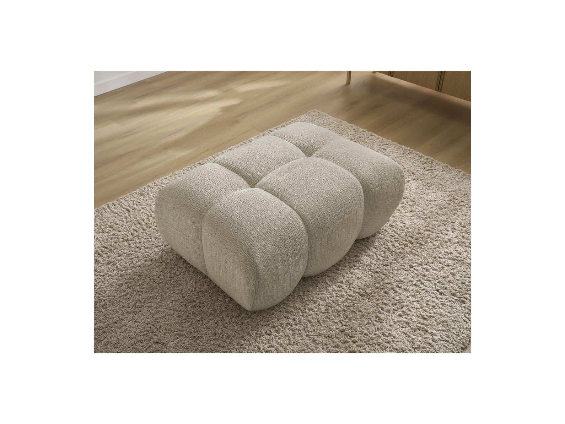 Ivane - Ottoman - Textured Fabric