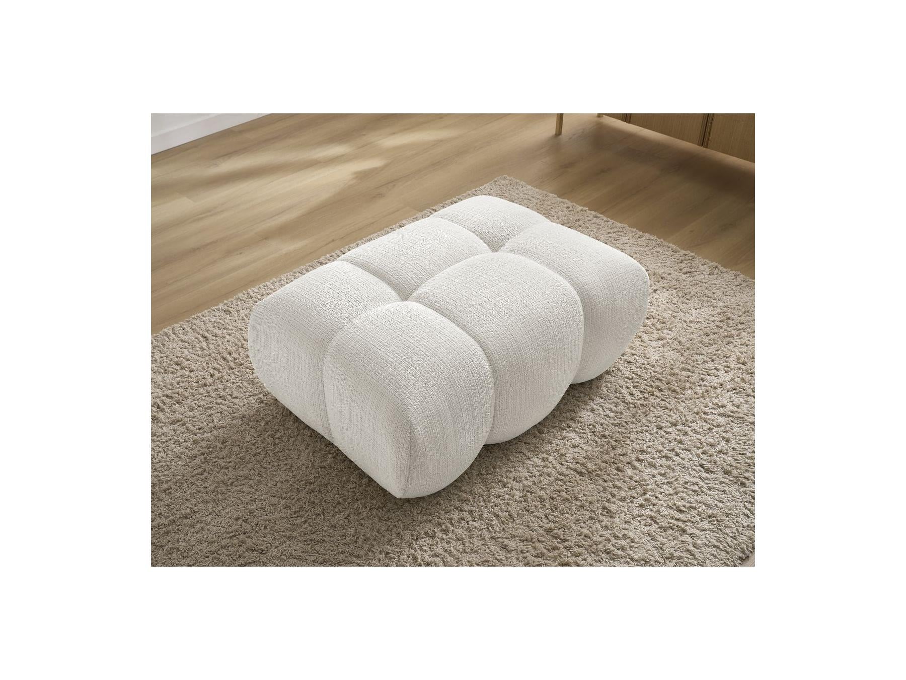 Ivane - Ottoman - Textured Fabric