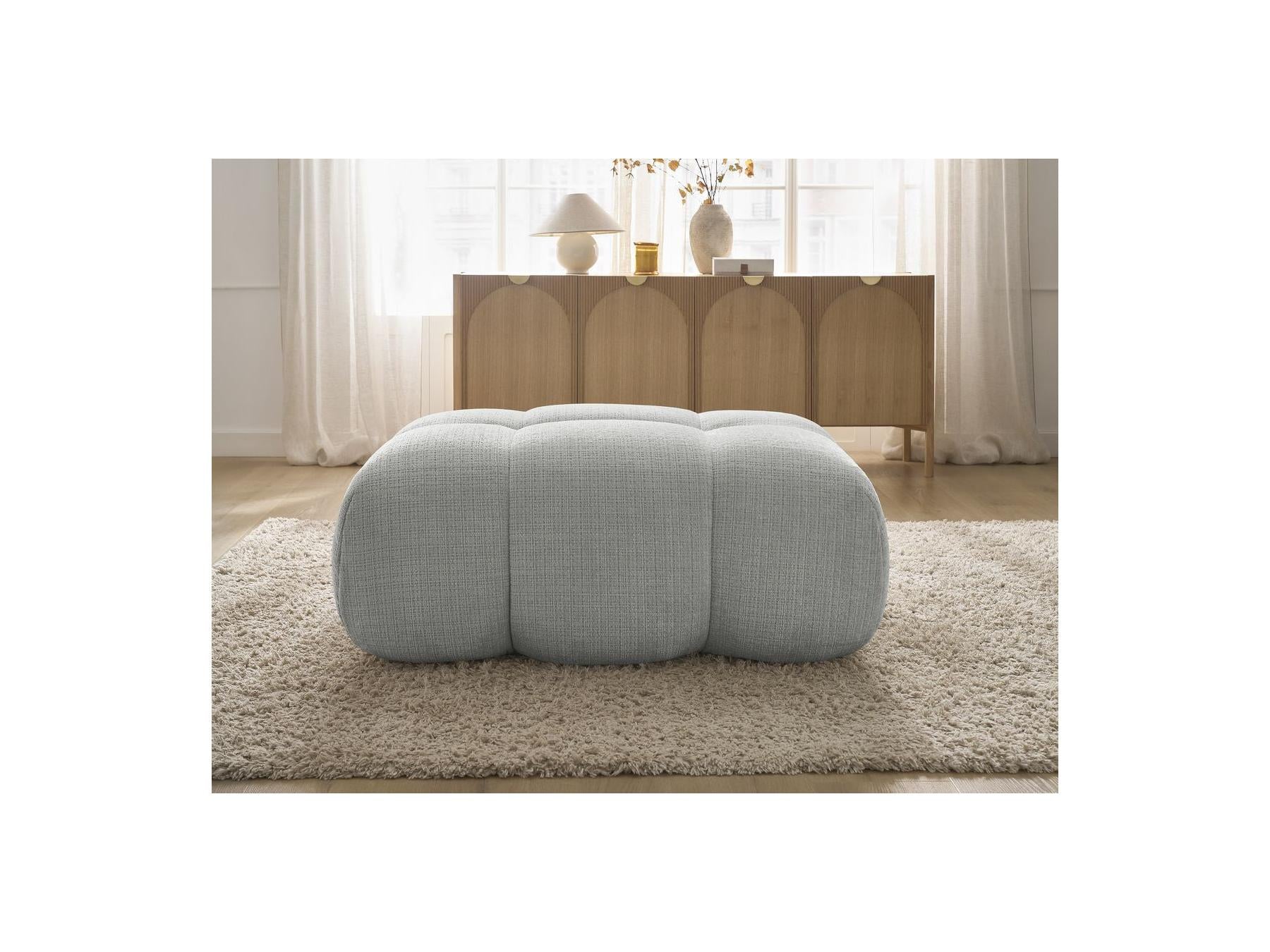 Ivane - Ottoman - Textured Fabric