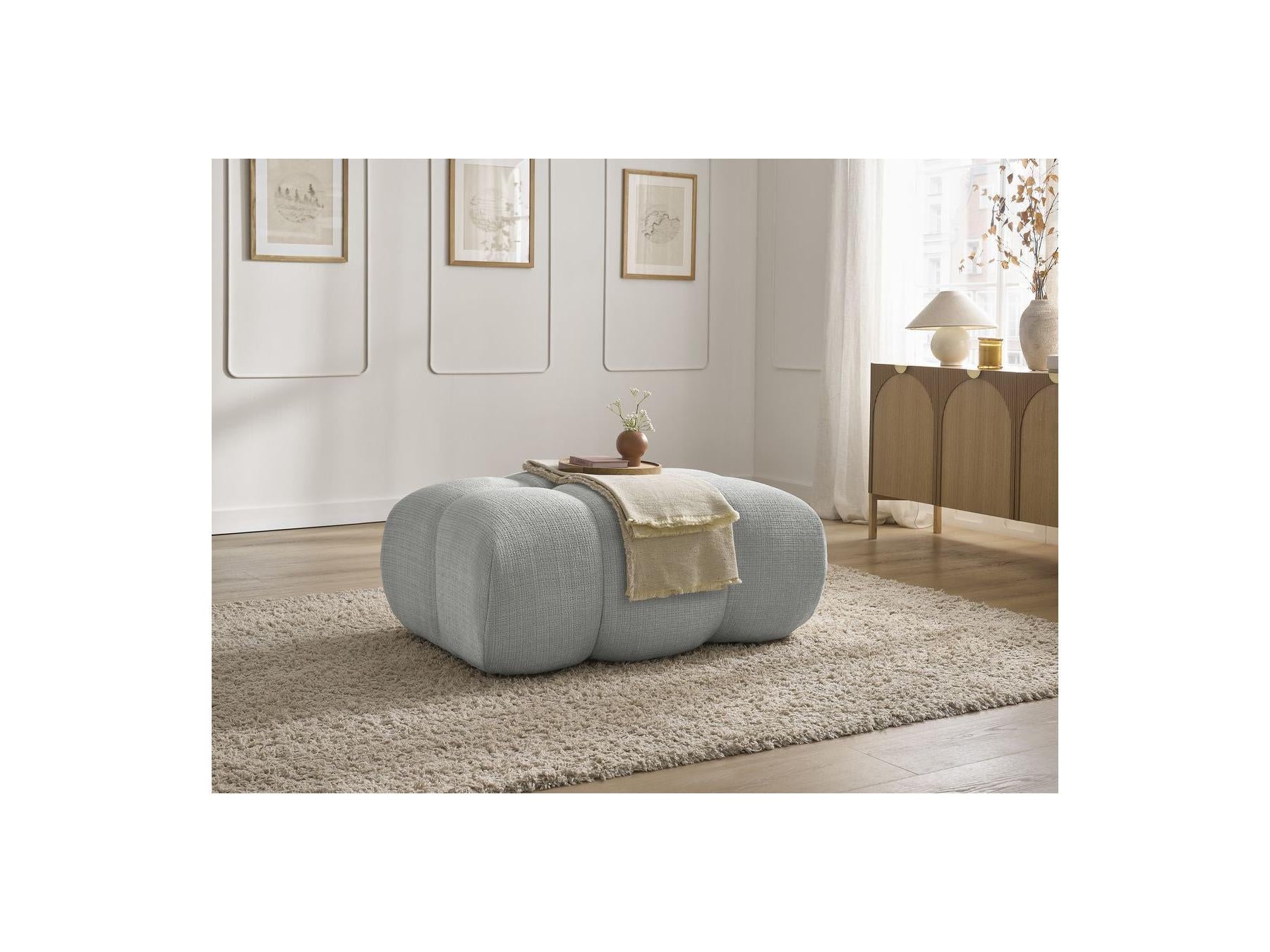 Ivane - Ottoman - Textured Fabric