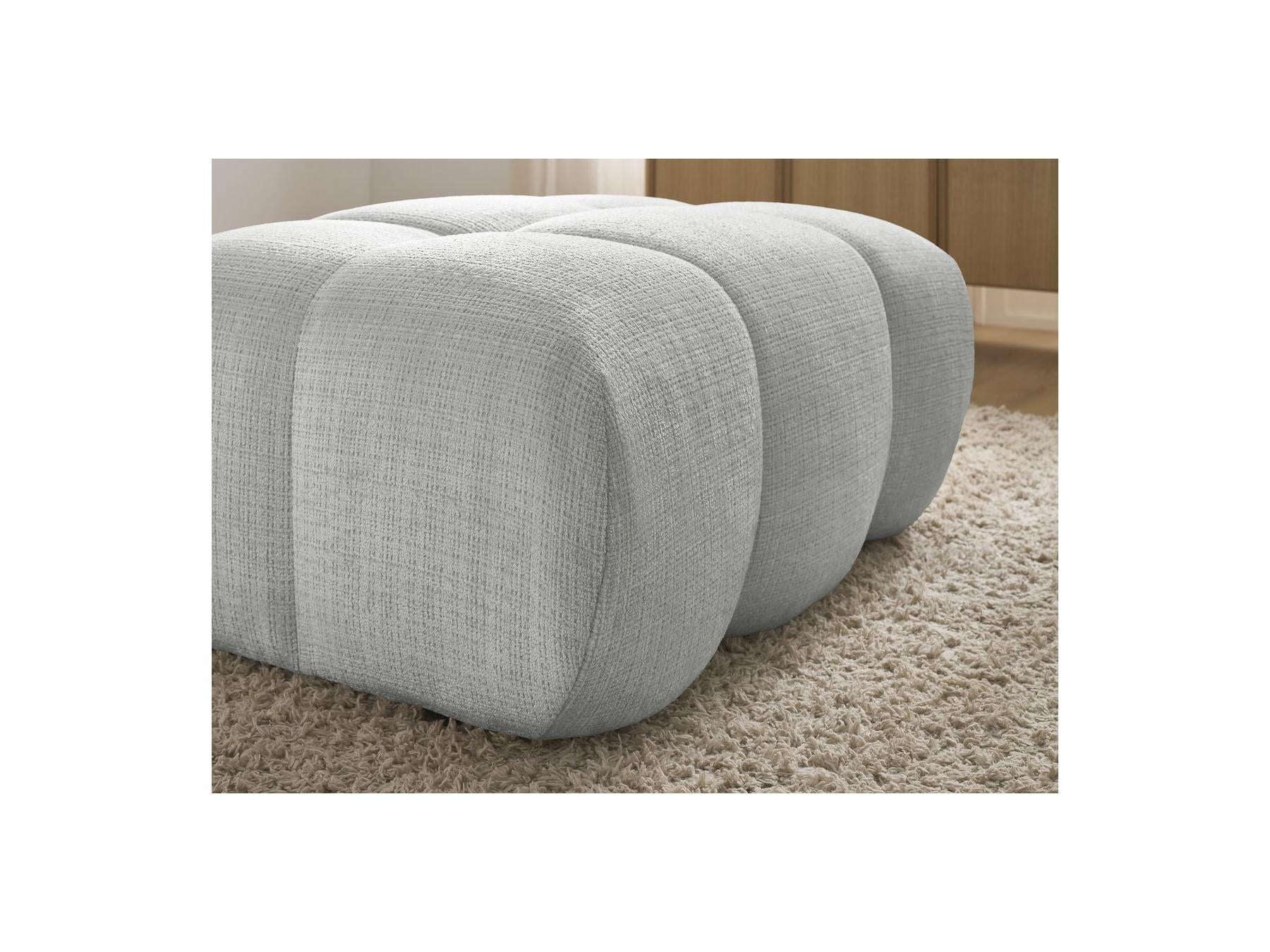 Ivane - Ottoman - Textured Fabric