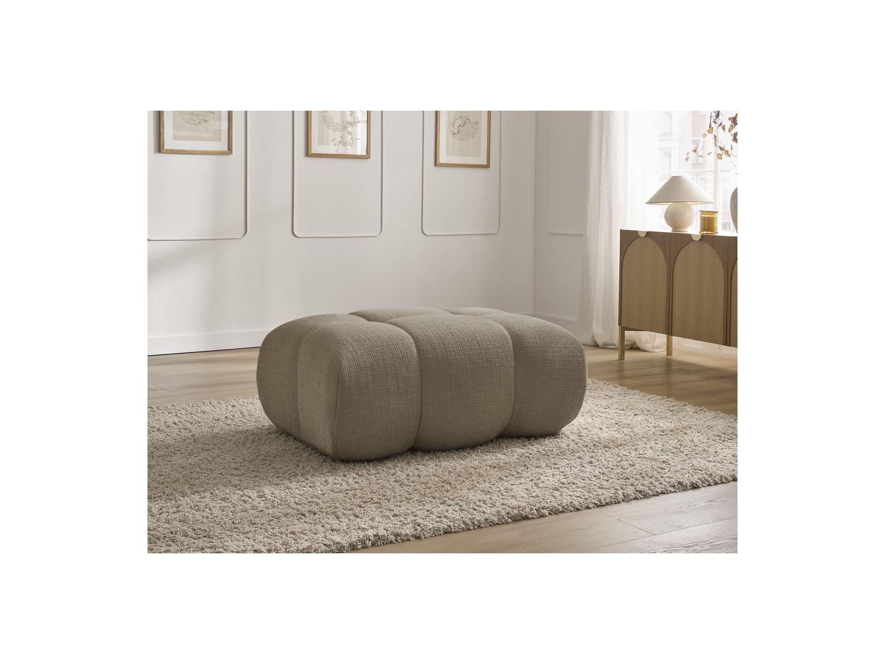Ivane - Ottoman - Textured Fabric