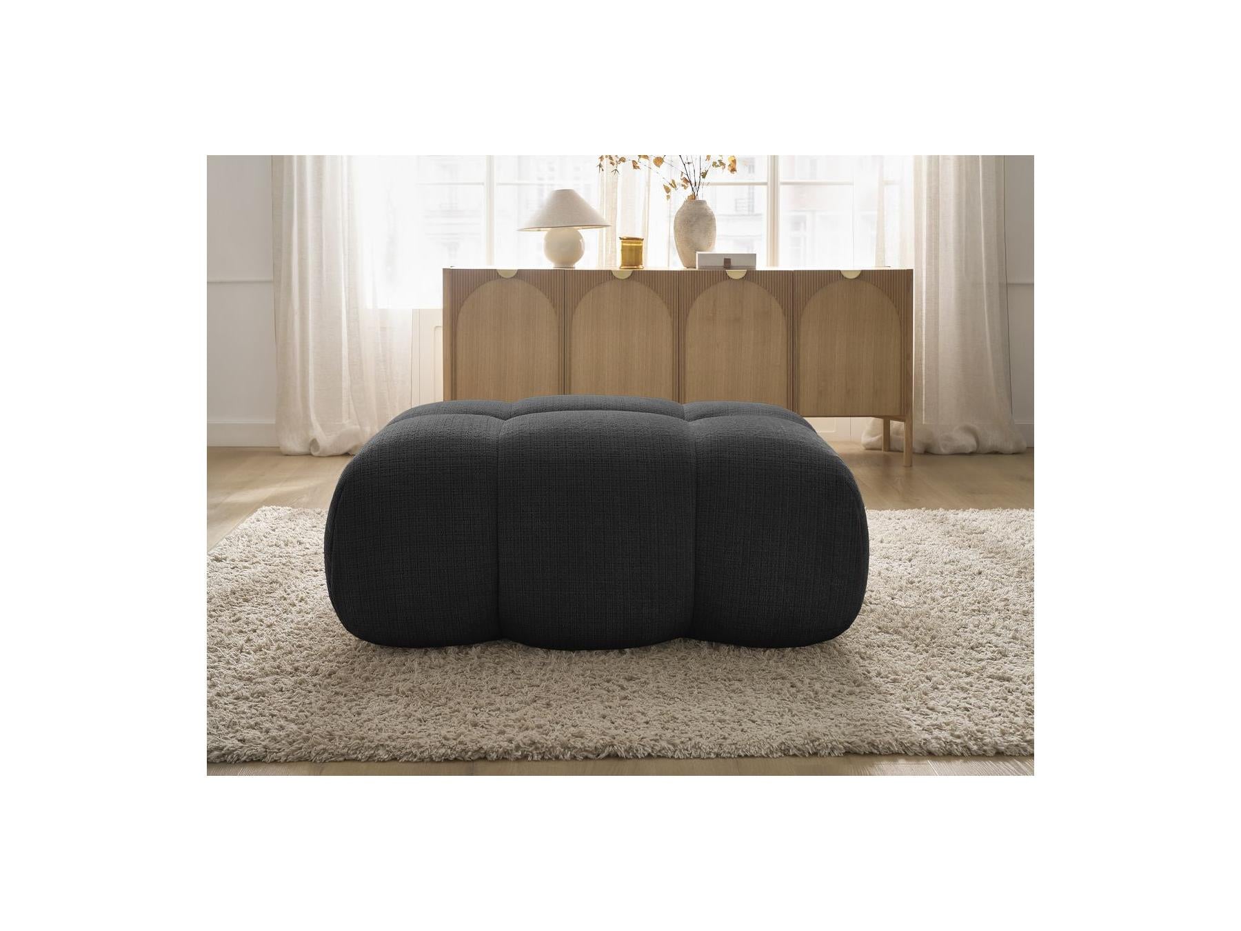 Ivane - Ottoman - Textured Fabric