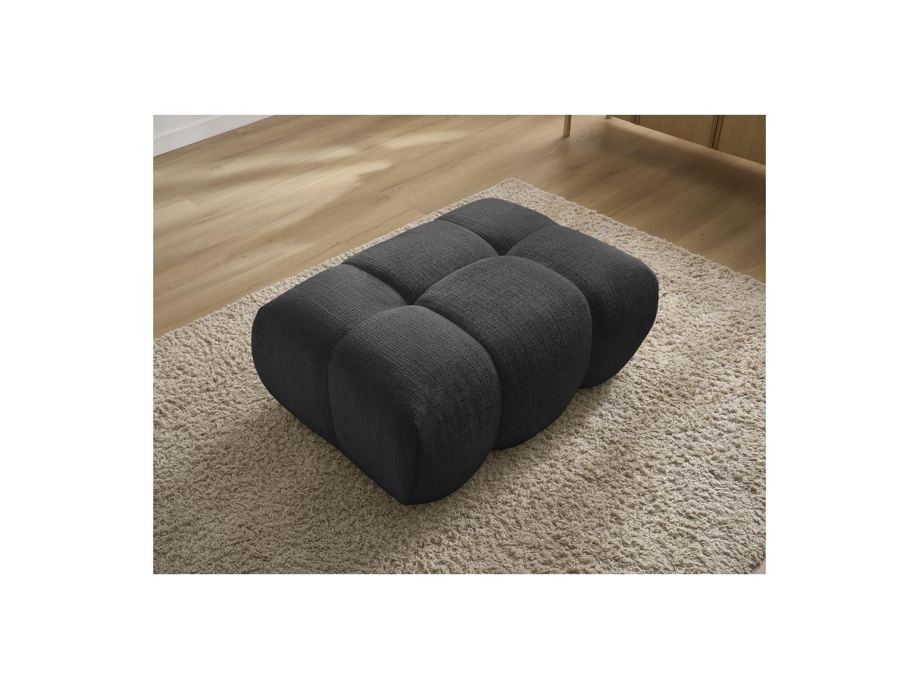 Ivane - Ottoman - Textured Fabric