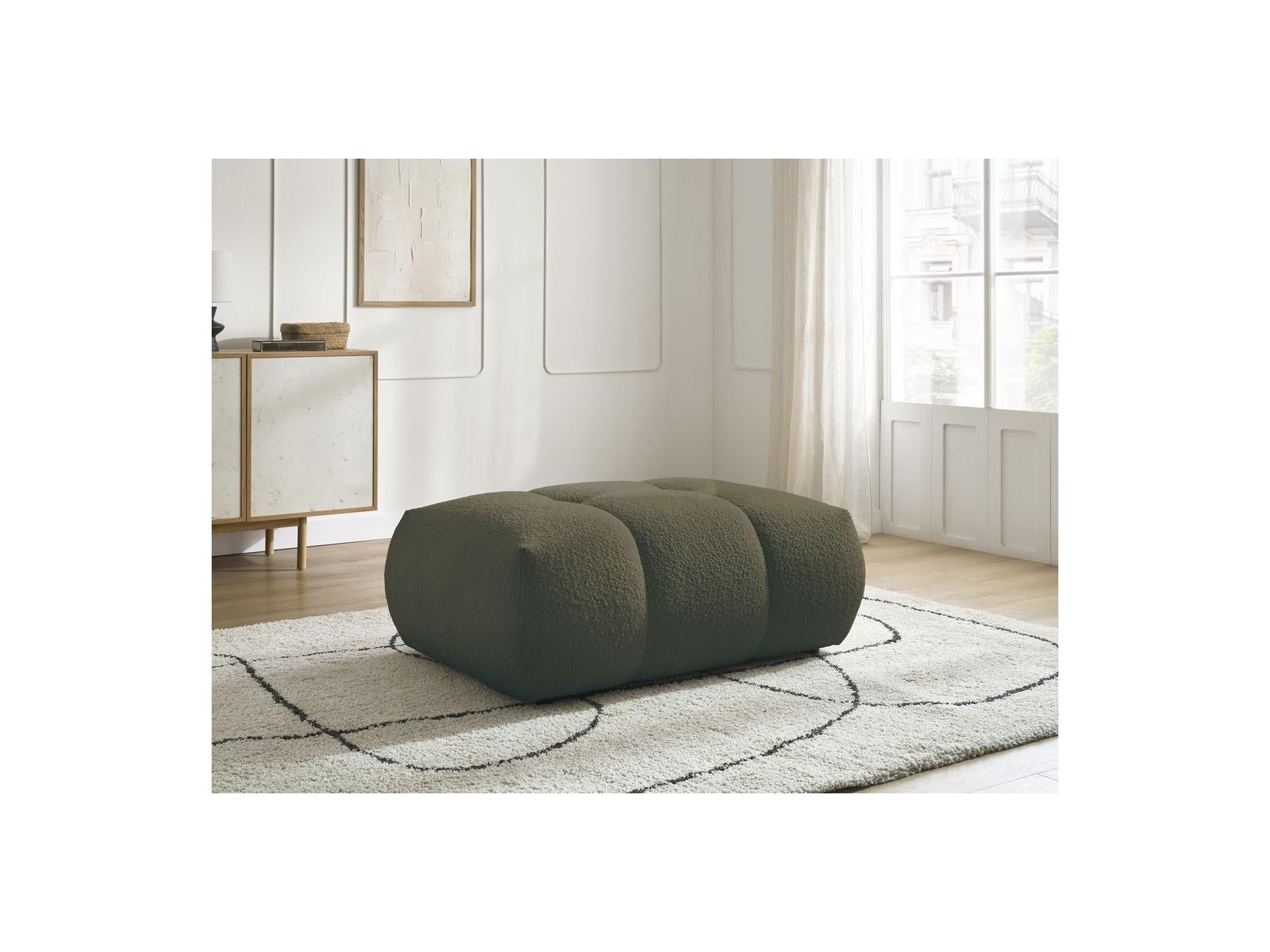 Fuji - Puf - Tejido bouclé