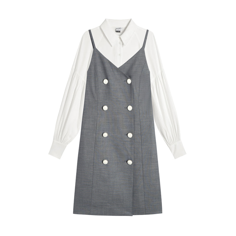 Lily - Robe - Gris Foncé