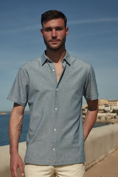 Chemise Malaga - Bleu - Homme