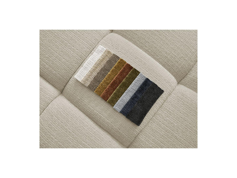 Canapé D'Angle Fixe - Ivane - Tissu Texturé - Angle Droit