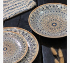 Set of 6 Byzantium dessert plates – 20 cm – porcelain
