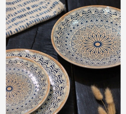 Set of 6 Byzantium dessert plates – 20 cm – porcelain