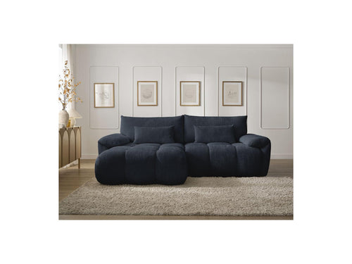 Canapé D'Angle Fixe - Ivane - Tissu Texturé - Angle Gauche