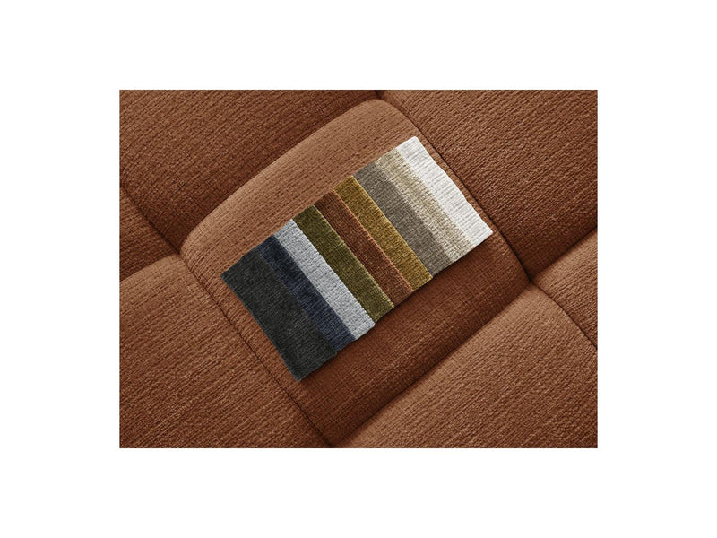 Canapé D'Angle Fixe - Ivane - Tissu Texturé - Angle Gauche