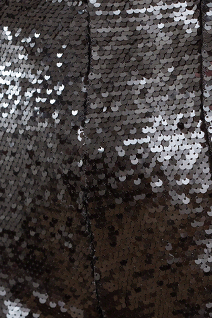 Short Giorgio Sequin Plat Noir