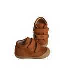 Chaussures Scratch Souples Fille Max - Cuir Camel Pois Irisé - Fille