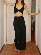 Pantalon Easy Black Taille Haute