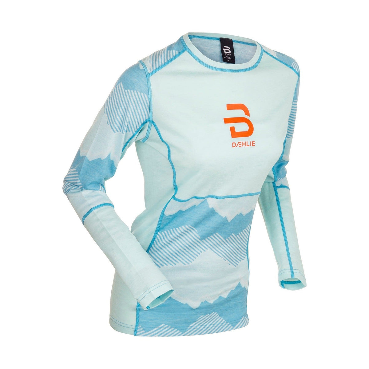 T-Shirt Sous-Vêtement Col Rond - Aqua Glacée - Femme