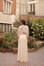 Haut Madeleine V Dahlia - Blanc