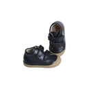 Chaussures Scratchs Souples Max - Cuir Marine - Mixte