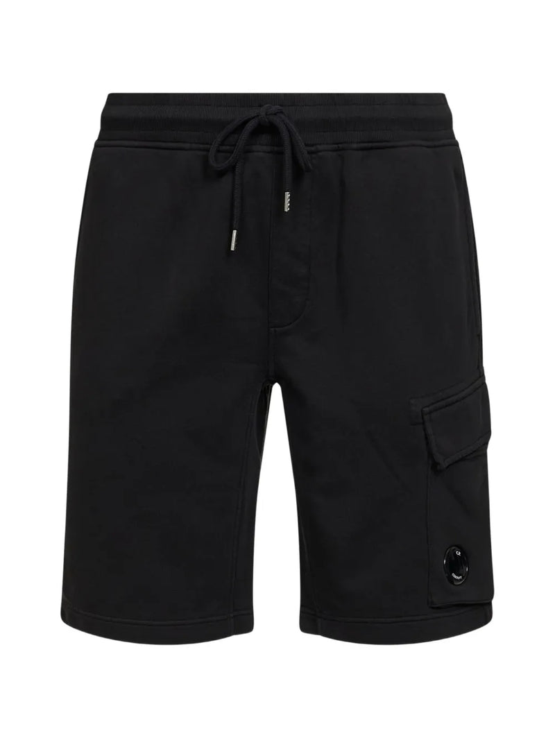 Short Cargo Côtelé Taille Élastiquée – C.P. Company – Noir