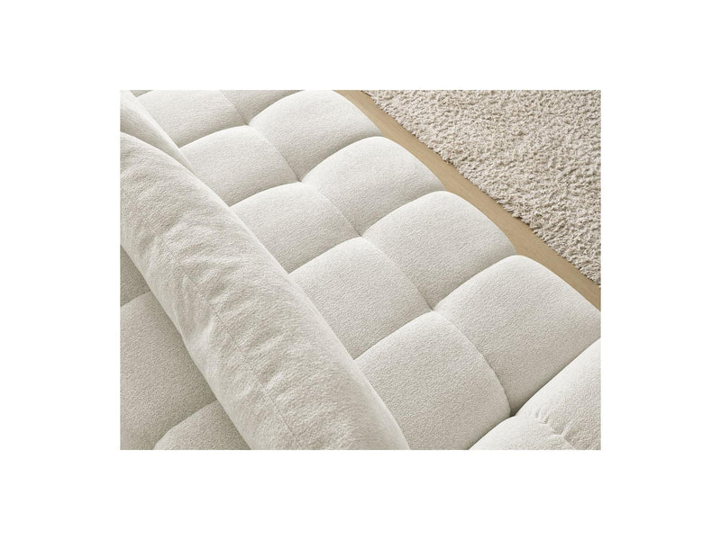 Canapé Droit Fixe 3 Places - Everest - Tissu Chiné - 2 Coussins