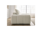 Everest - Sofá recto fijo de 3 plazas - Tejido jaspeado - 2 cojines