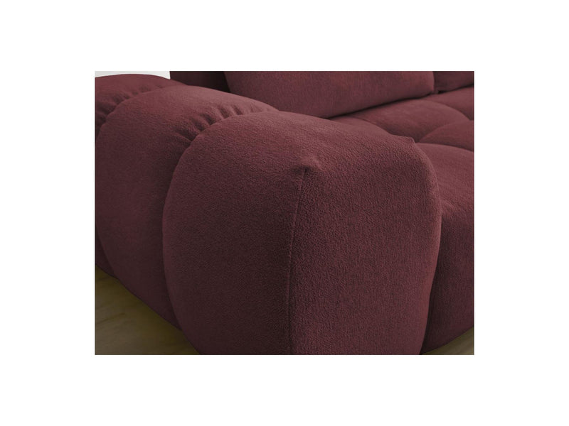 Canapé Droit Fixe 3 Places - Everest - Tissu Chiné - 2 Coussins