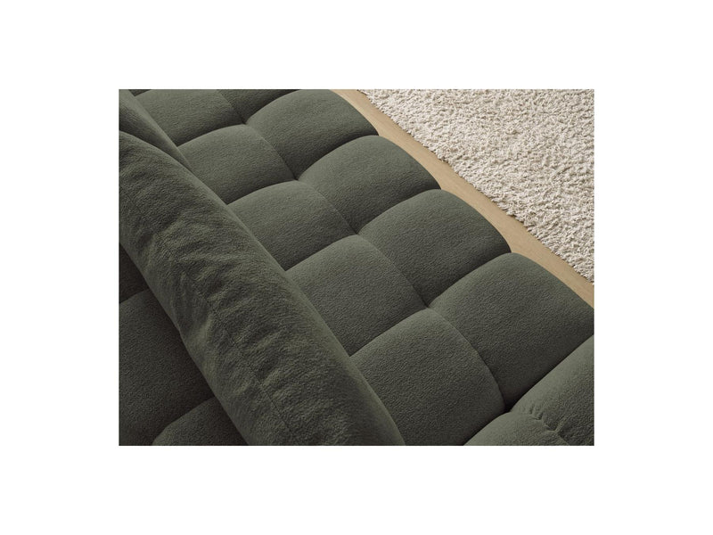 Canapé Droit Fixe 3 Places - Everest - Tissu Chiné - 2 Coussins