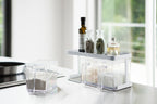 Set Of 3 Seasoning Containers & Stand - Tower - White