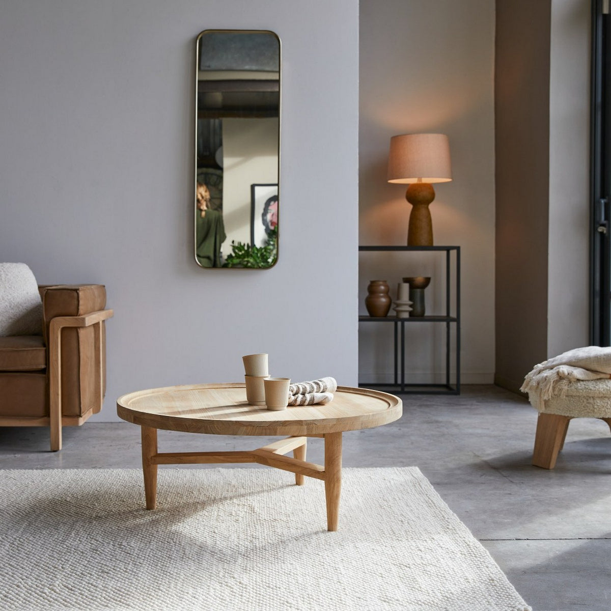 Milla - Table Basse - Teck - Naturel