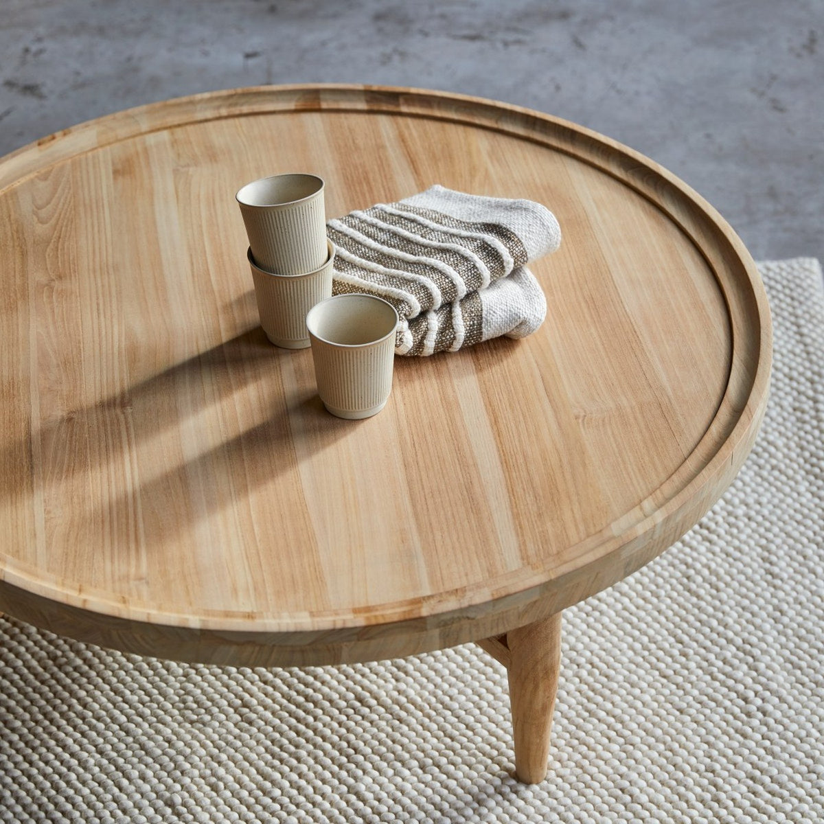 Milla - Table Basse - Teck - Naturel