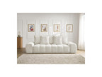 Everest - Fixed Straight 3-Seater Sofa - Mottled Fabric - 5 Cushions