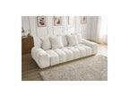 Everest - Fixed Straight 3-Seater Sofa - Mottled Fabric - 5 Cushions
