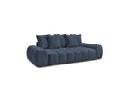 Everest - Fixed Straight 3-Seater Sofa - Mottled Fabric - 5 Cushions
