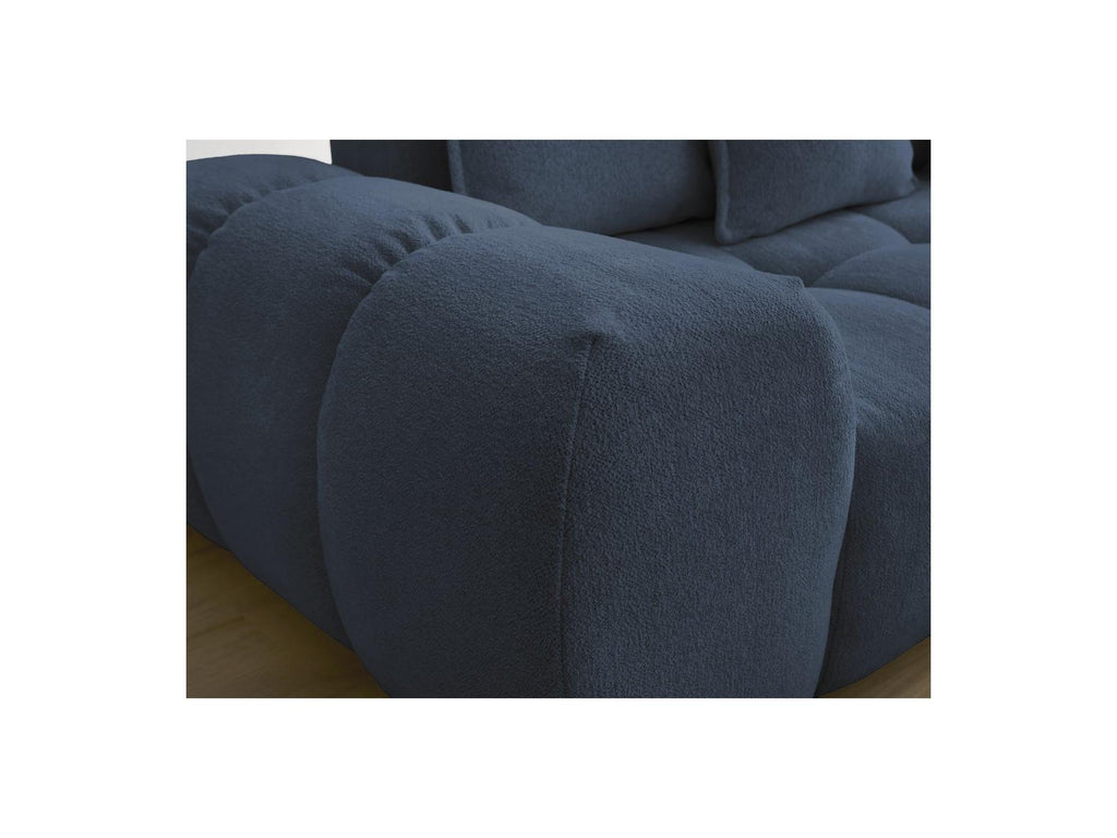 Everest - Fixed Straight 3-Seater Sofa - Mottled Fabric - 5 Cushions