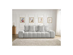 Everest - Fixed Straight 3-Seater Sofa - Mottled Fabric - 5 Cushions