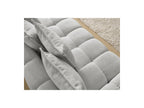 Everest - Fixed Straight 3-Seater Sofa - Mottled Fabric - 5 Cushions