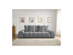 Everest - Fixed Straight 3-Seater Sofa - Mottled Fabric - 5 Cushions
