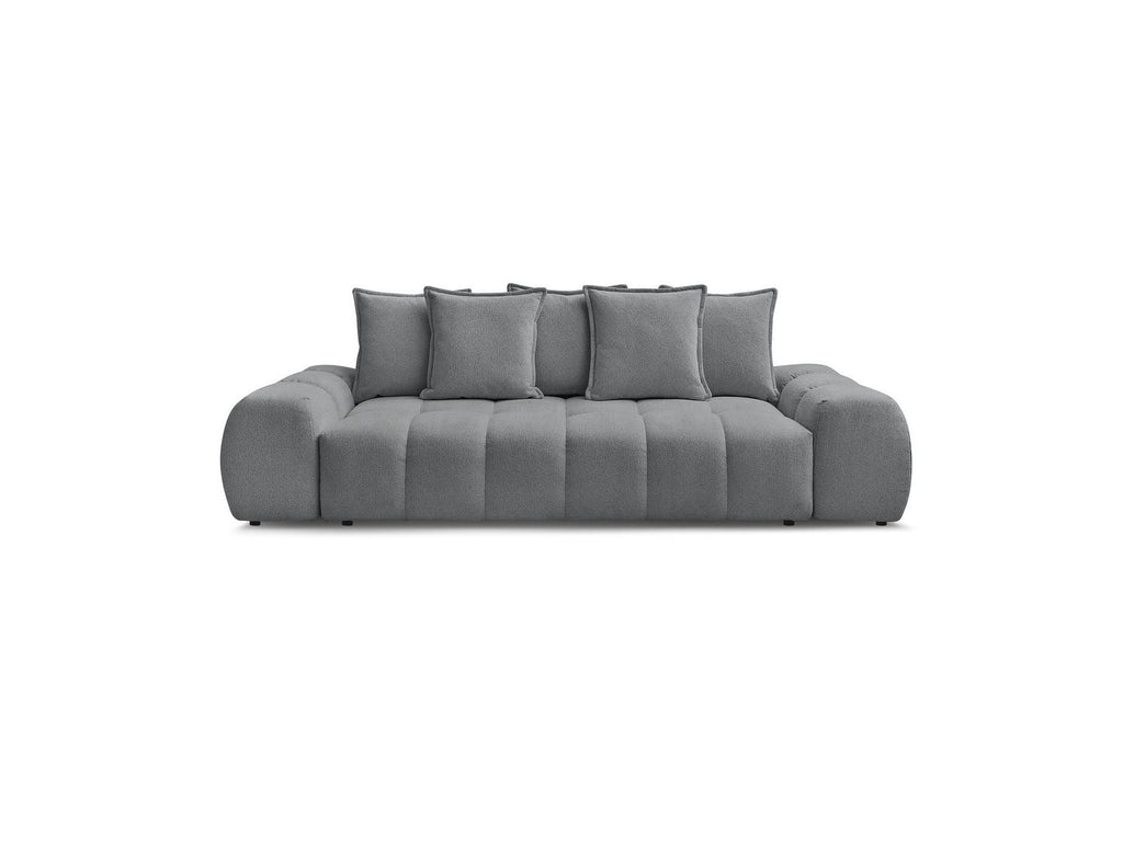 Everest - Fixed Straight 3-Seater Sofa - Mottled Fabric - 5 Cushions
