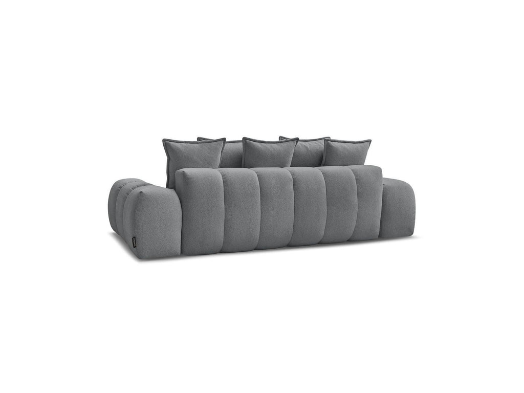 Everest - Fixed Straight 3-Seater Sofa - Mottled Fabric - 5 Cushions