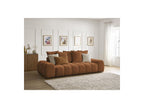 Everest - Fixed Straight 3-Seater Sofa - Mottled Fabric - 5 Cushions