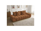 Everest - Fixed Straight 3-Seater Sofa - Mottled Fabric - 5 Cushions