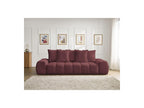 Everest - Fixed Straight 3-Seater Sofa - Mottled Fabric - 5 Cushions