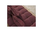 Everest - Fixed Straight 3-Seater Sofa - Mottled Fabric - 5 Cushions